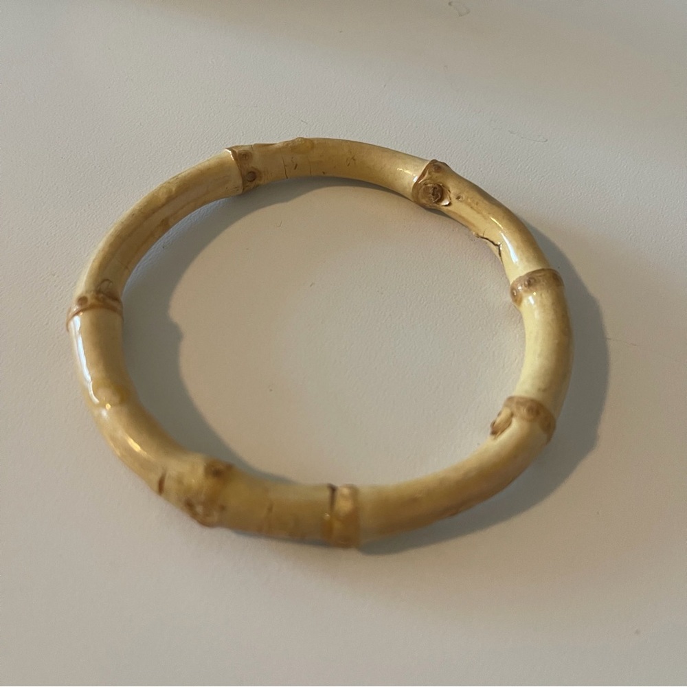 Women’s Bamboo Bangle Bracelet, Size 3 In
